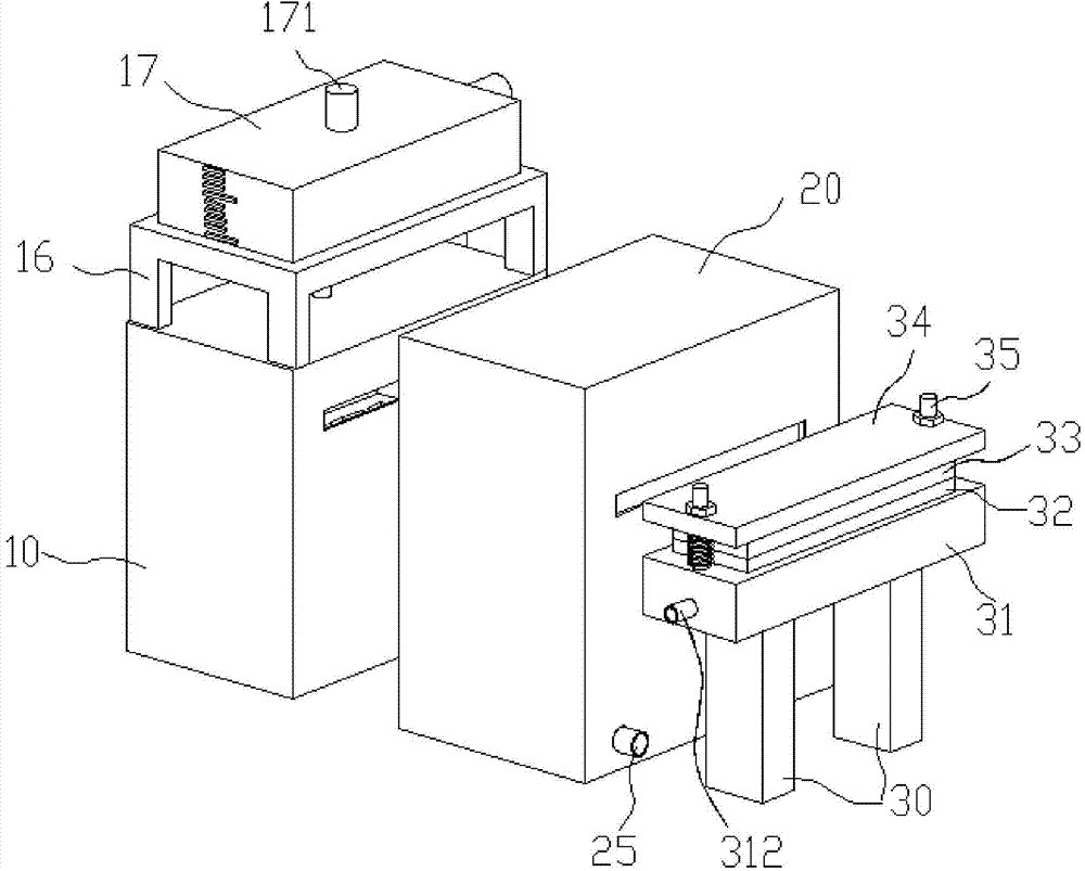 Washing device special for enameled wires