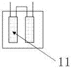 Electric automobile battery box based on liquid-cooled loop and active heating