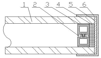 Broken bridge hollow glass and manufacturing method thereof