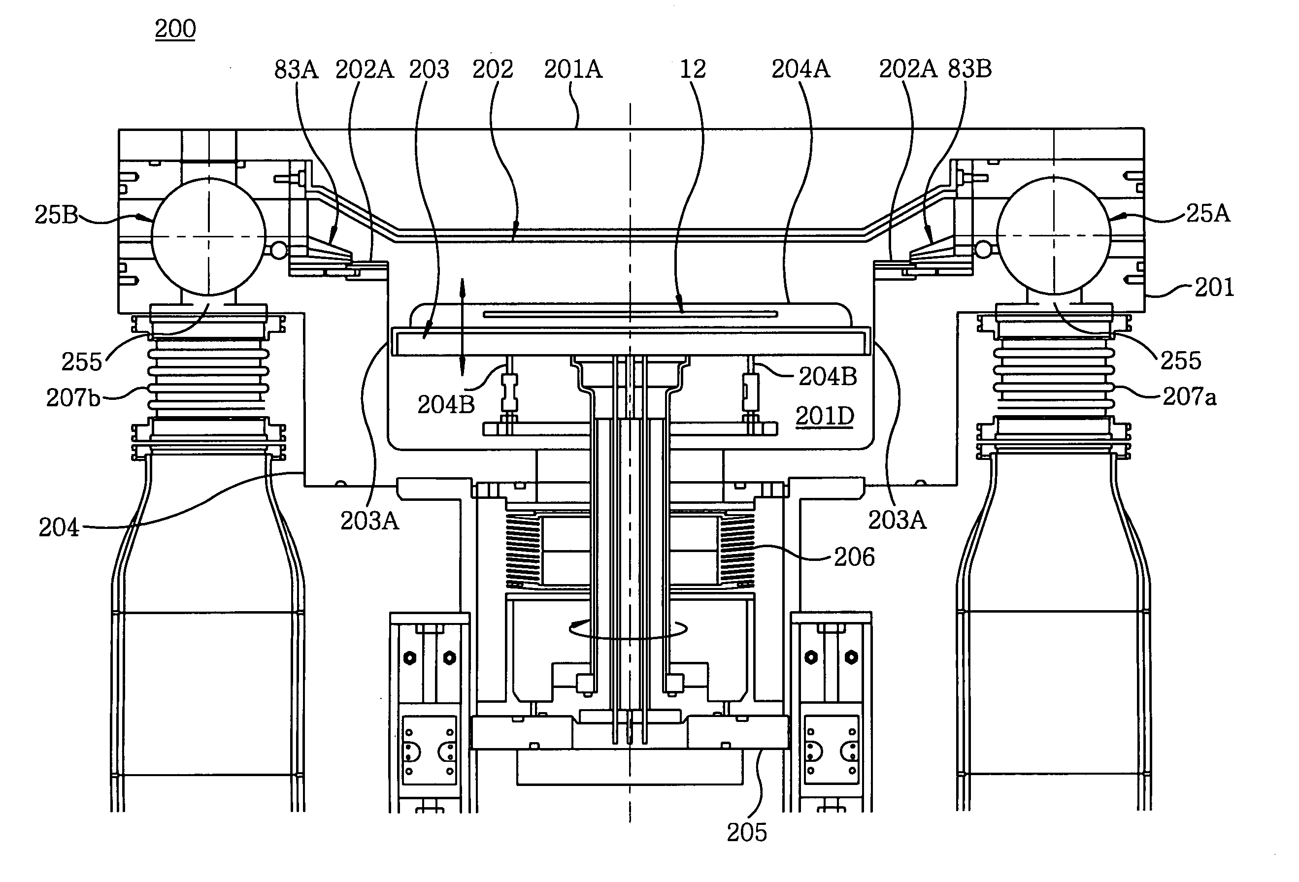 Substrate processing apparatus and method, and gas nozzle for improving purge efficiency