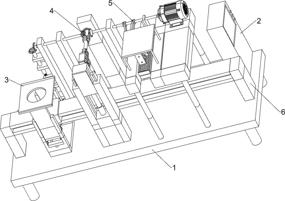 Polytetrafluoroethylene butterfly valve preprocessing device capable of saving raw materials