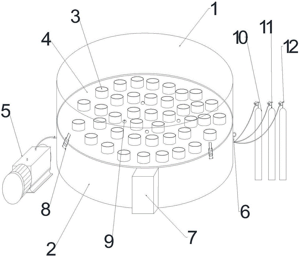 Fresh-keeping and display device suitable for ornamental agriculture