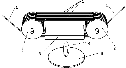 Method for quickly preparing simplified single CeO2 buffering layer on IBAD (Ion Beam Assisted Deposition)-MgO base band by using PLD (Pulsed Laser Deposition) technology