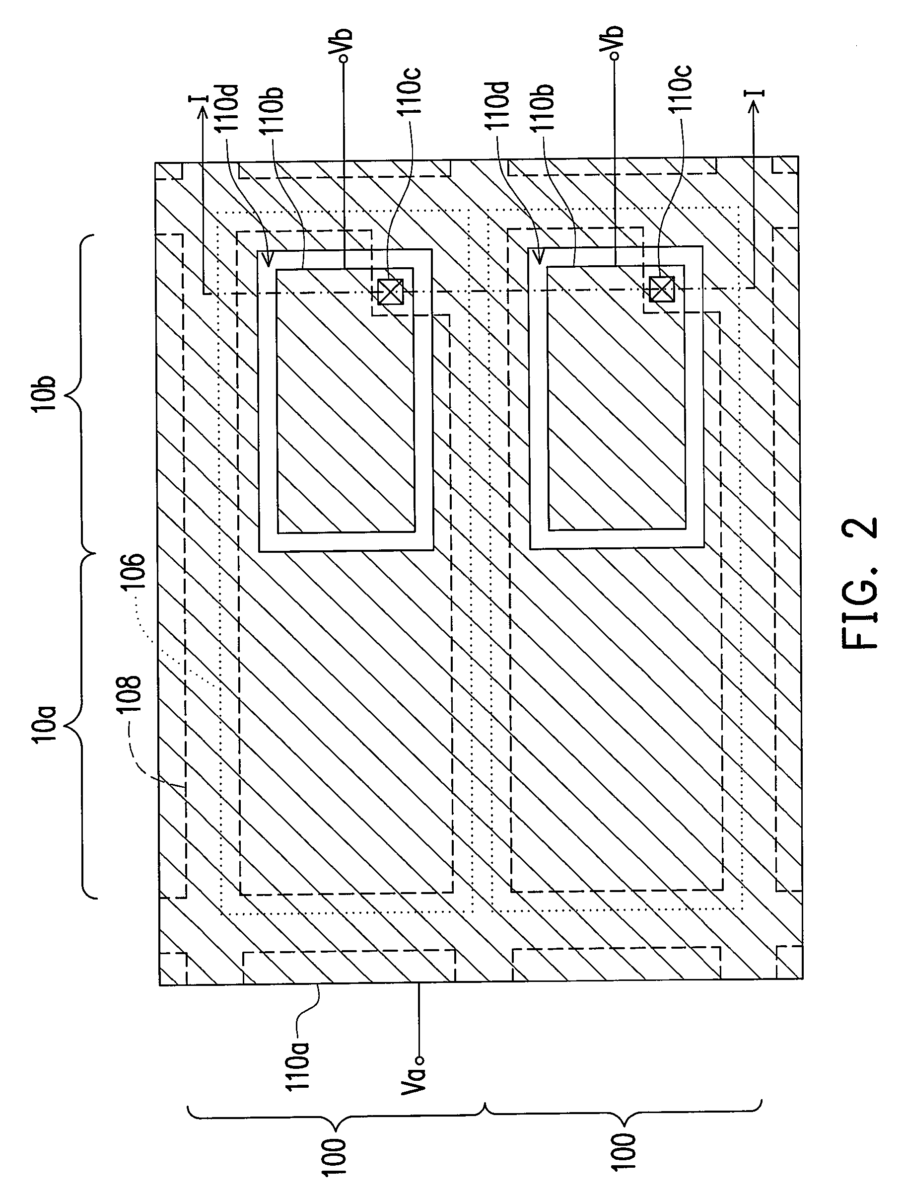 Pixel structures of color filter substrate, active device array substrate and liquid crystal display panel