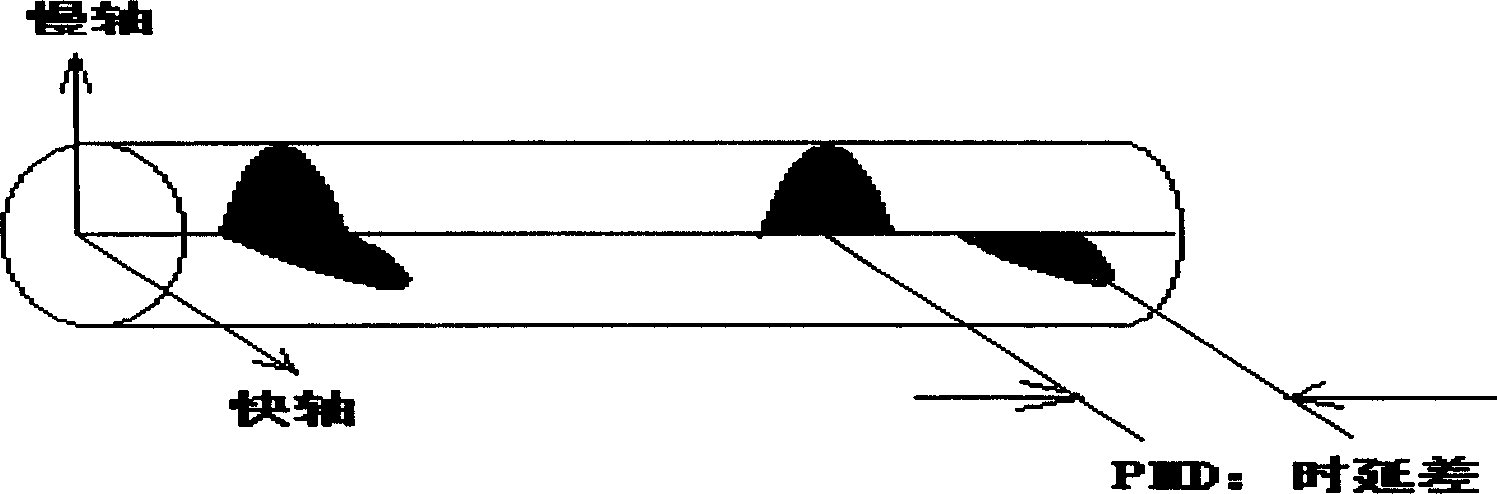 Variable birefringence cell and dispersion compensator in polarization mode