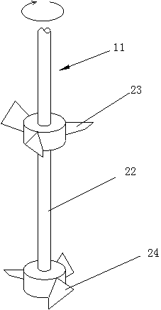 Municipal sewage treatment device