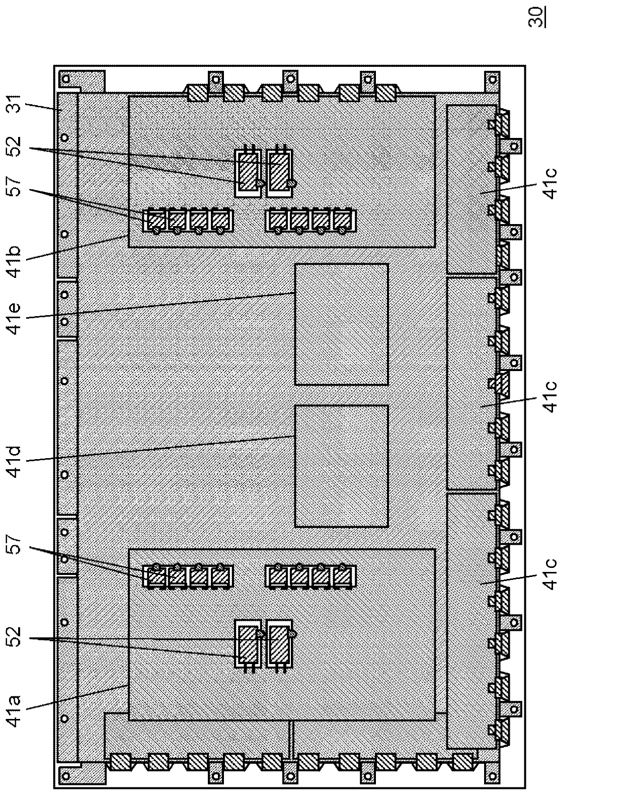 Mounting structure for circuit component and method for mounting circuit component