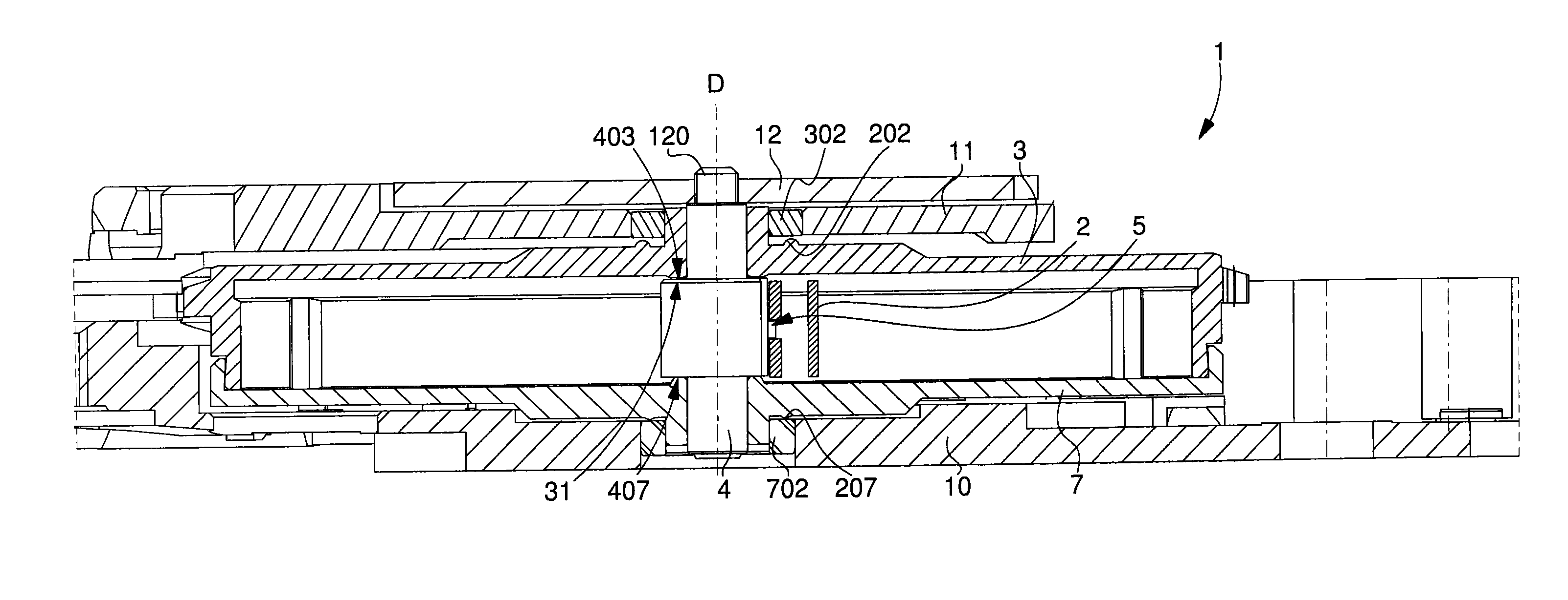 Timepiece movement having a barrel with reduced core diameter