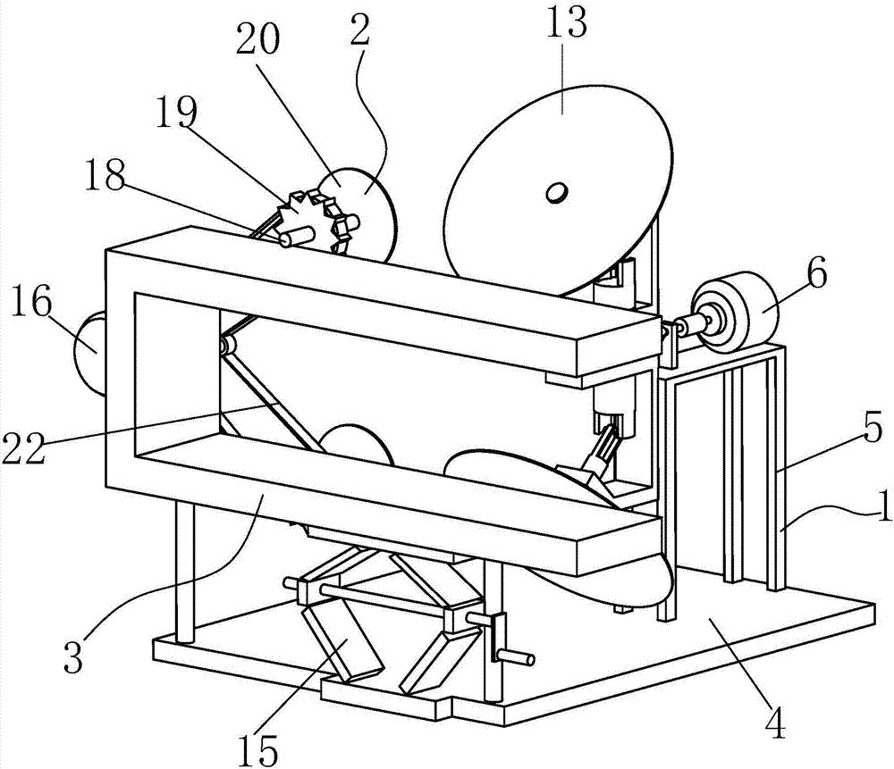 A tenon joint processing device