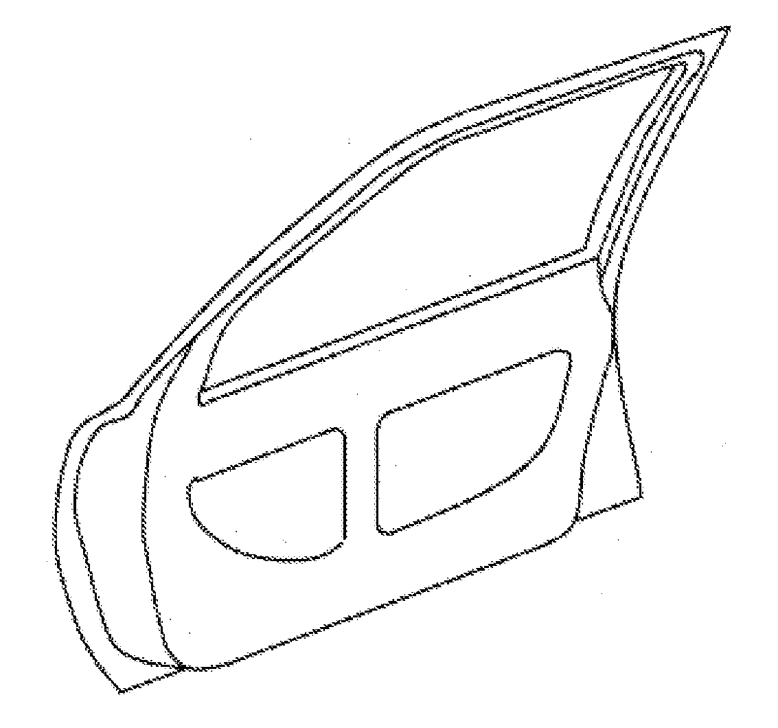 Sheet made of aluminium alloy for the structure of a motor vehicle body