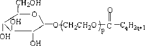 High-efficiency scouring agent containing glucose structural units and preparation method thereof