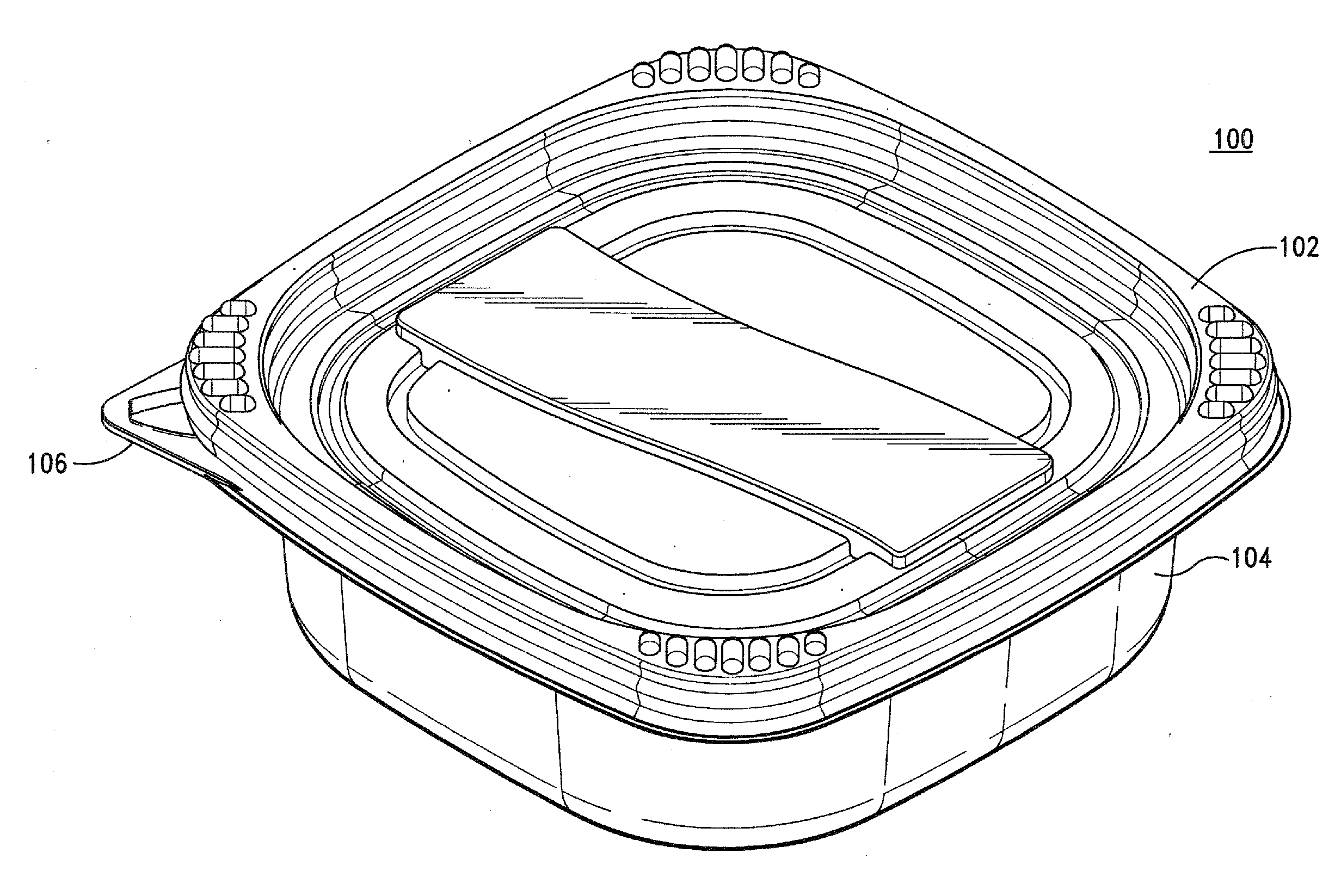 Containers with interlocking covers