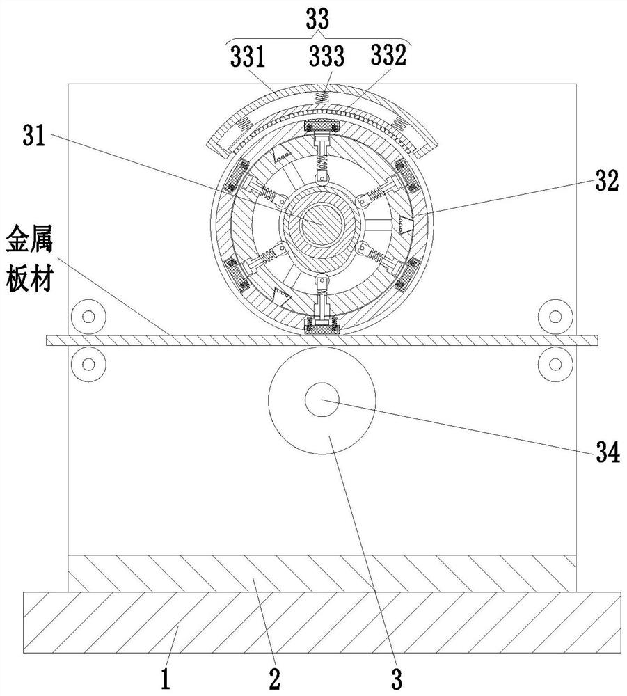 Metal embossed plate roll-forming method