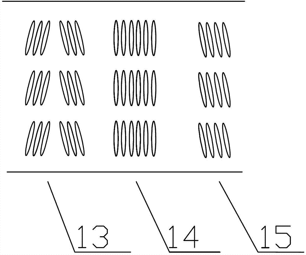 Passive multidomain VA (vertical alignment) type liquid crystal display and manufacturing process thereof