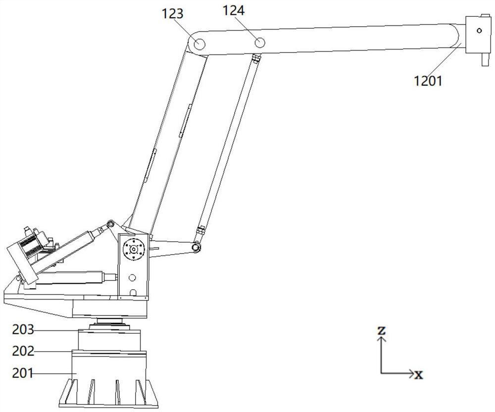 A high-speed robot for positioning spray paint