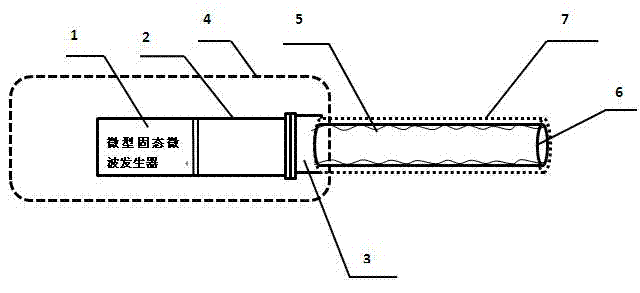 Surface wave plasma light source guided by quartz tube