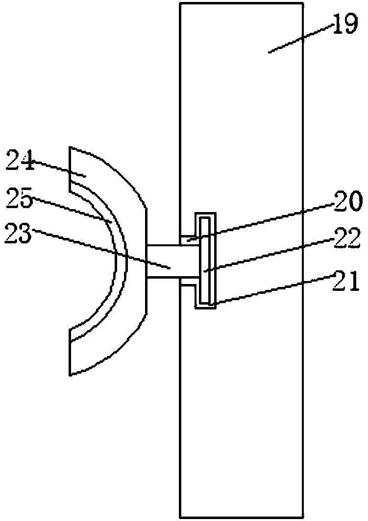 Garbage collecting method for valve cleaning and clamping device