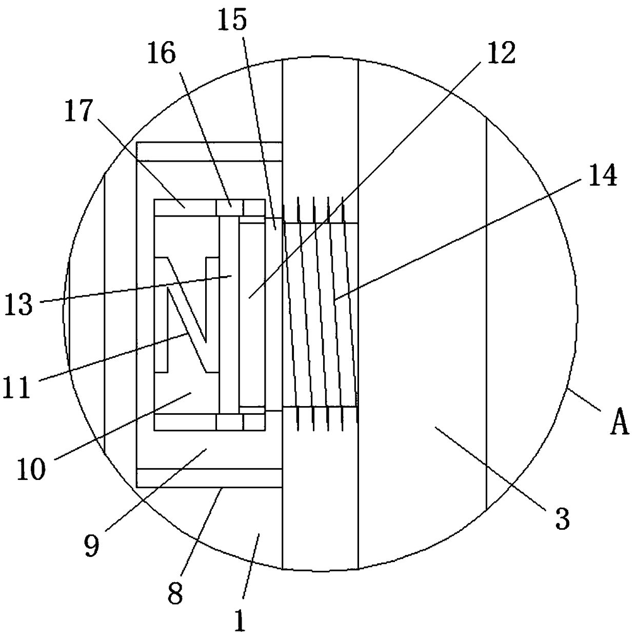 Box-type switch cabinet with anti-collision function