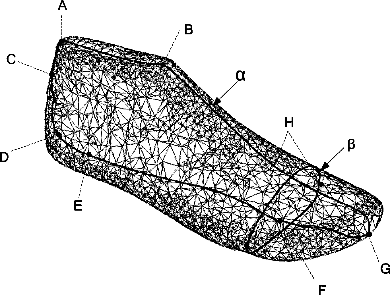 Three-dimensional shoe last rebuilding method based on scanning and inputting