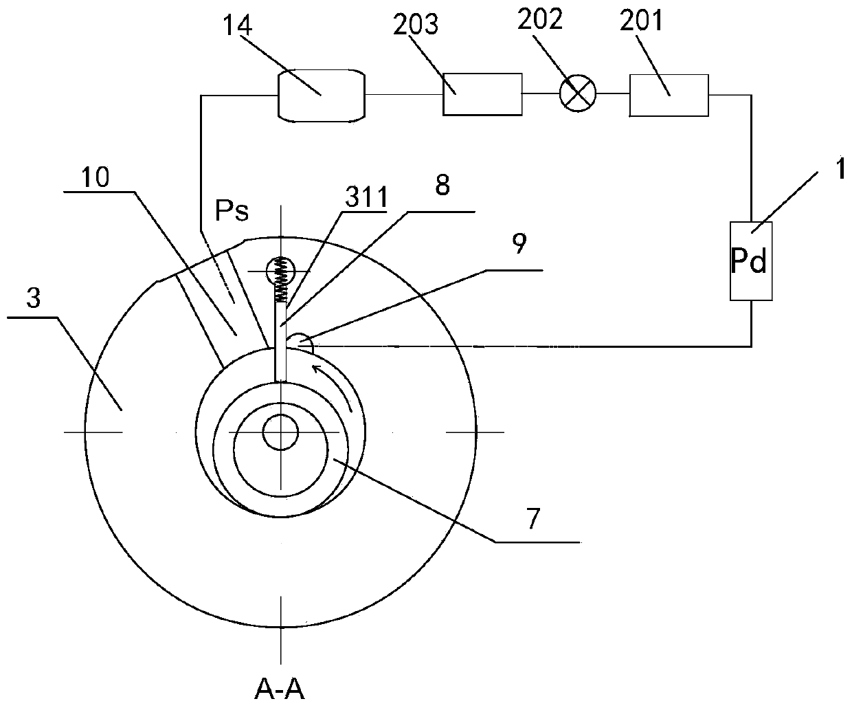 Rotary compressor, and compression unit and air conditioner thereof