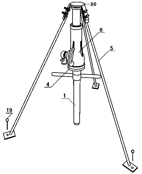 Liner pipe type vertical-compression undisturbed soil sampler