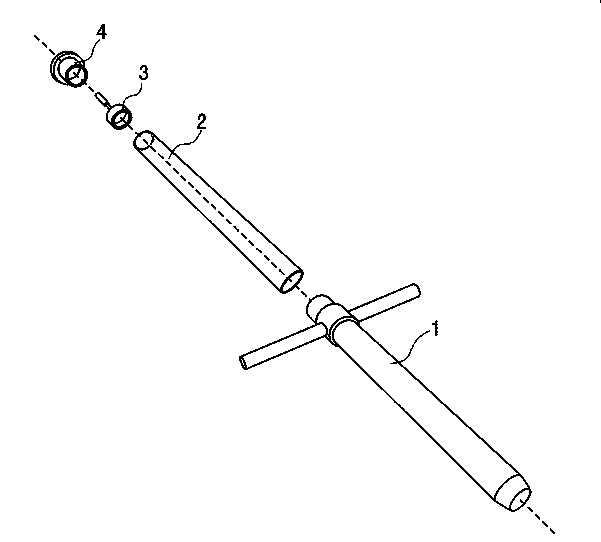 Liner pipe type vertical-compression undisturbed soil sampler