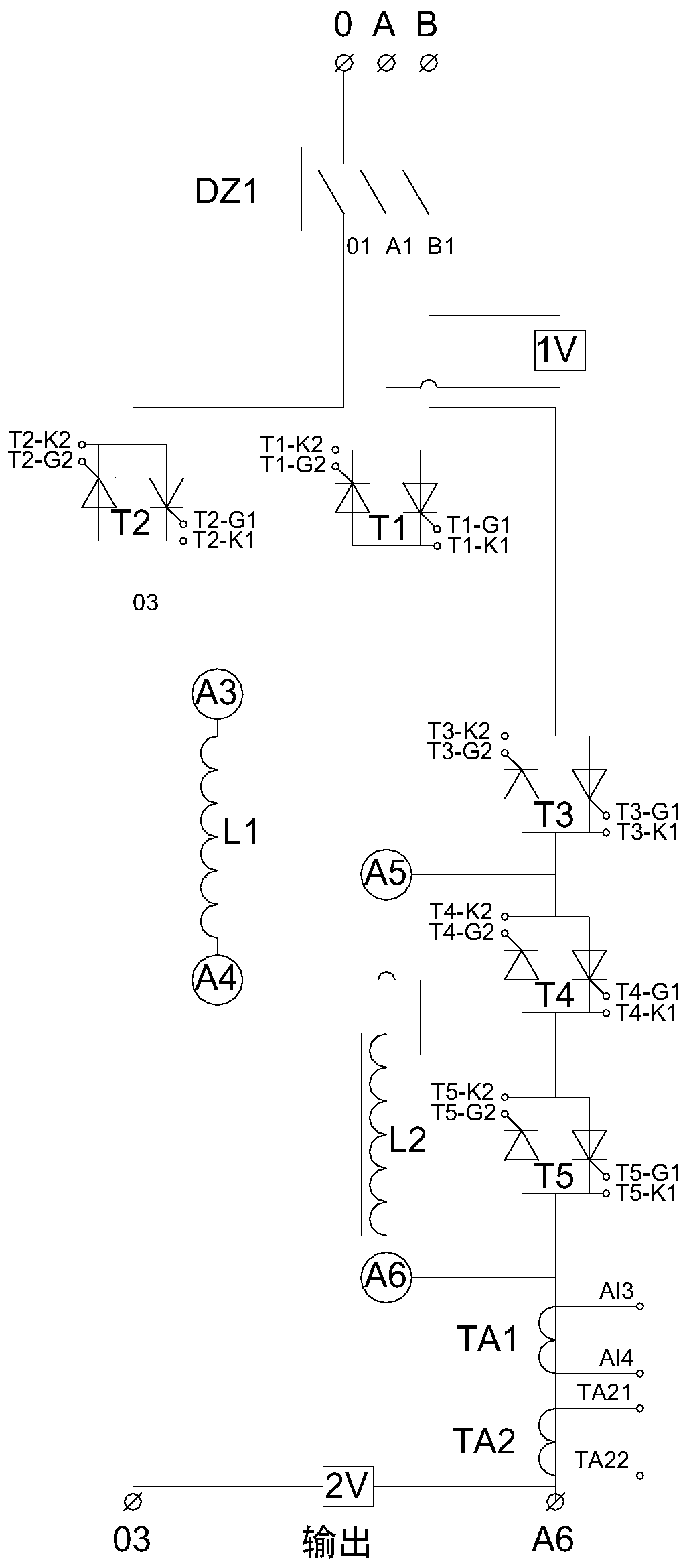 Constant-current source intelligent control cabinet for crude oil electric dehydration