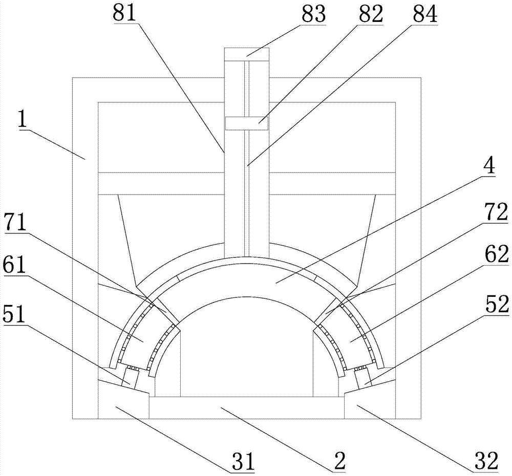 Device for testing mechanical response of surrounding rock and anchoring body under action of dynamic load and static load