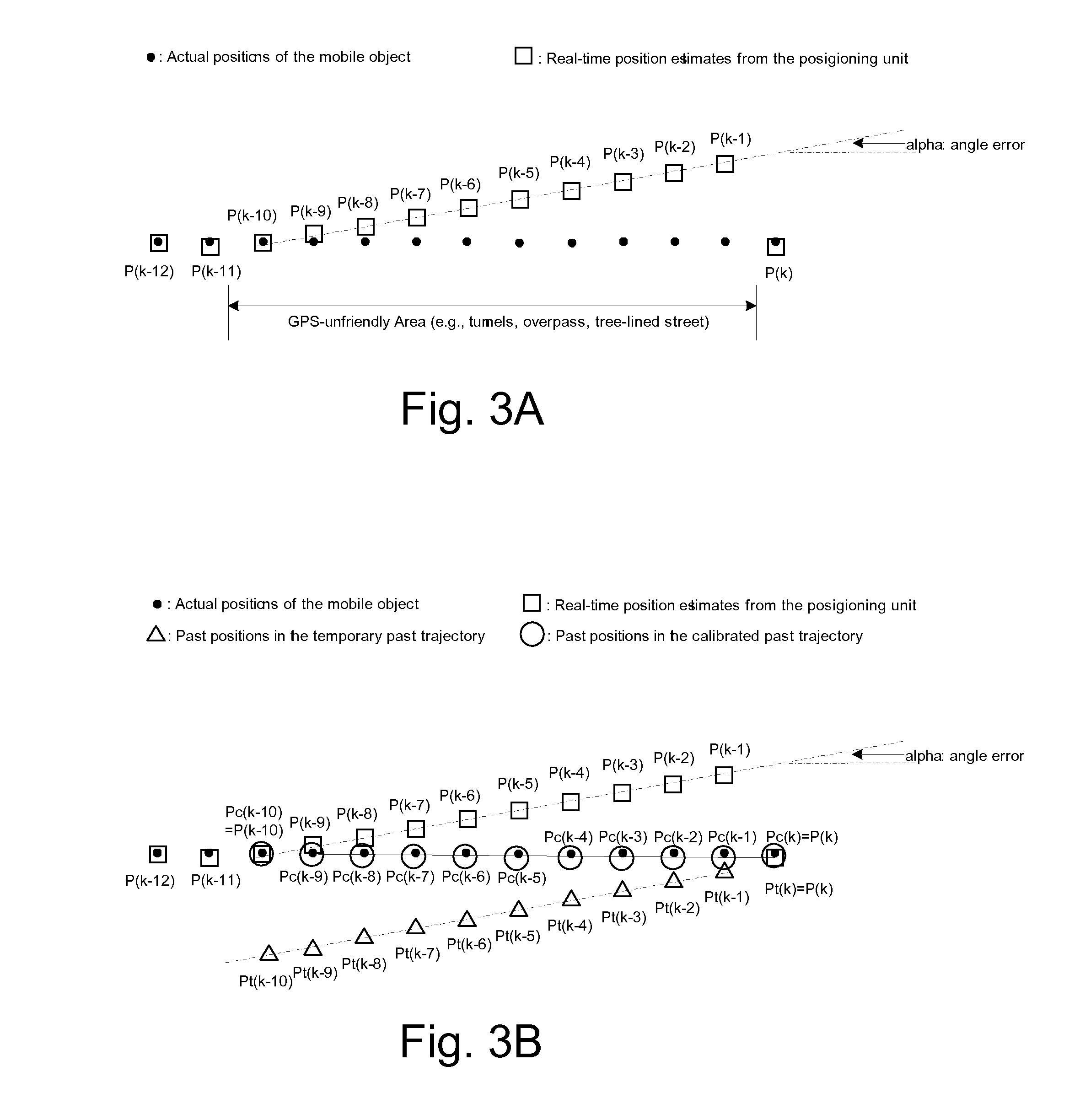 Automatic correction of past position errors for location and inventory tracking