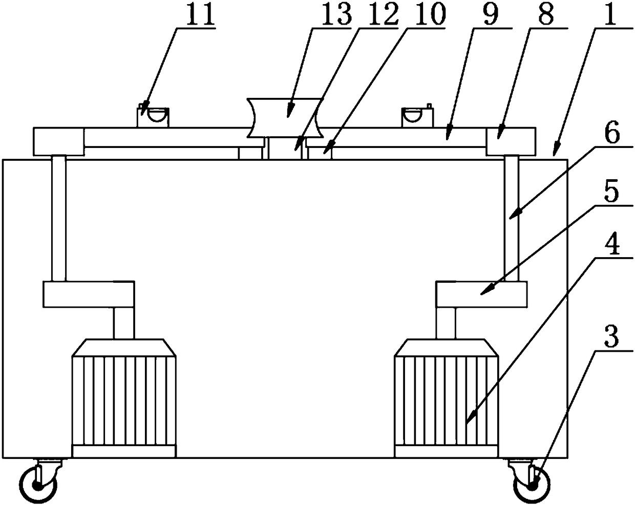 Manufacturing device of thick film heating stainless steel pipes