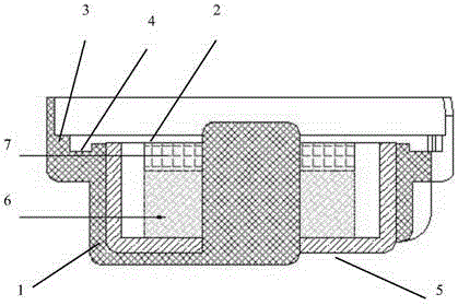 Hot-melt loudspeaker support and manufacturing method thereof