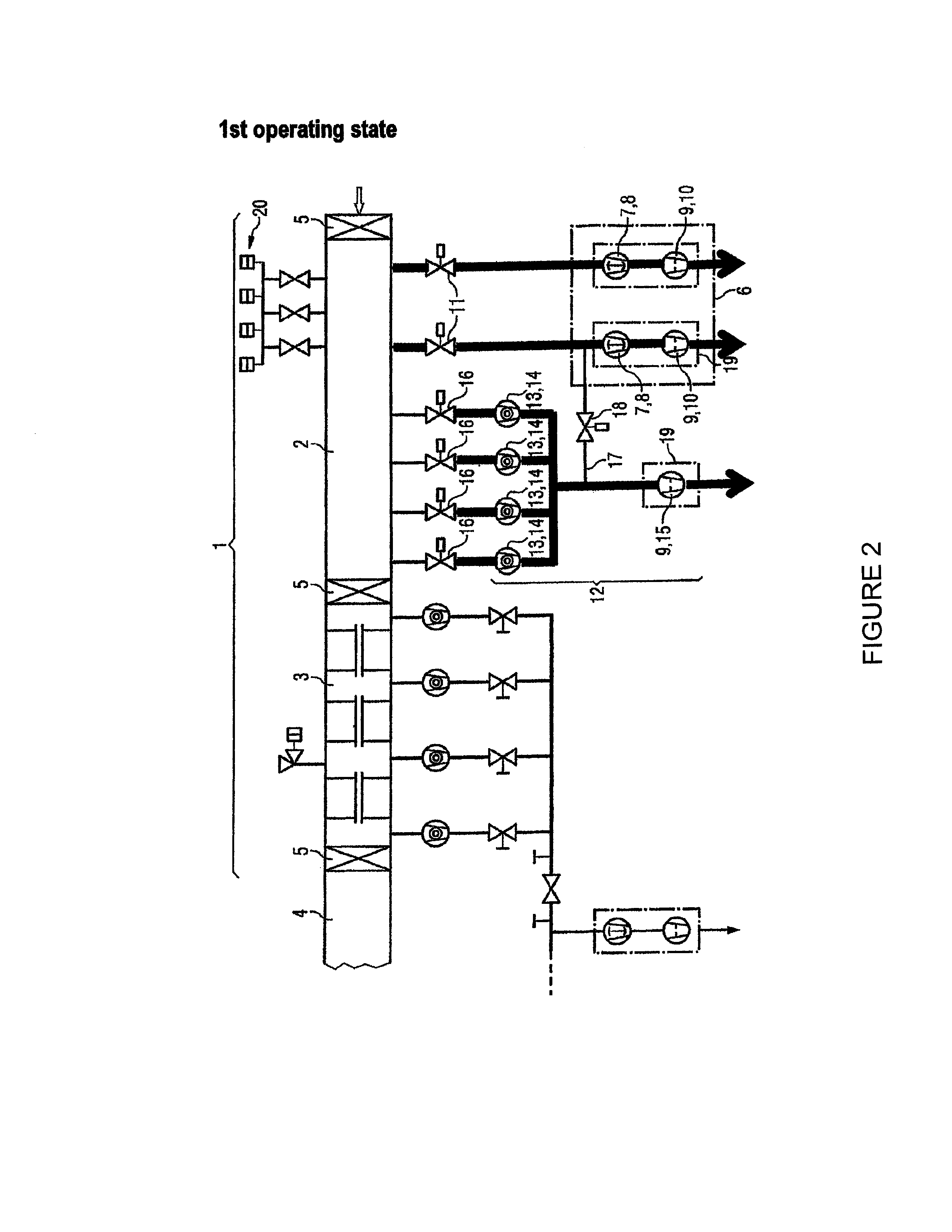 Sluice system for a vacuum facility