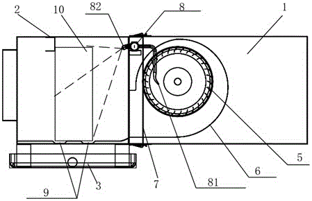 Fan coil capable of being cleaned and disinfected without disassembling and cleaning and disinfecting method