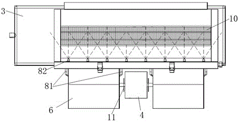 Fan coil capable of being cleaned and disinfected without disassembling and cleaning and disinfecting method