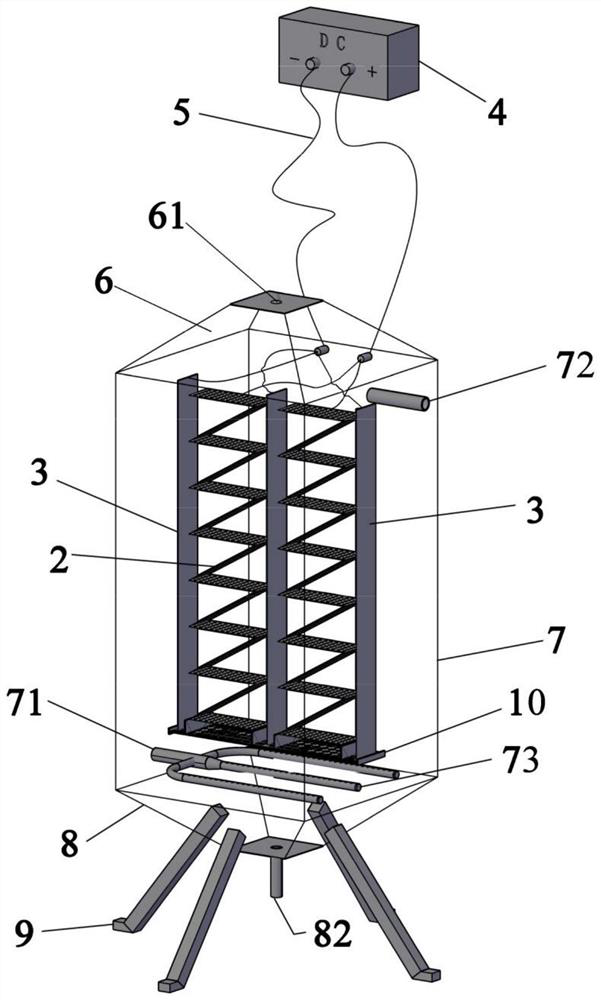 Nanometer electrochemical reaction device