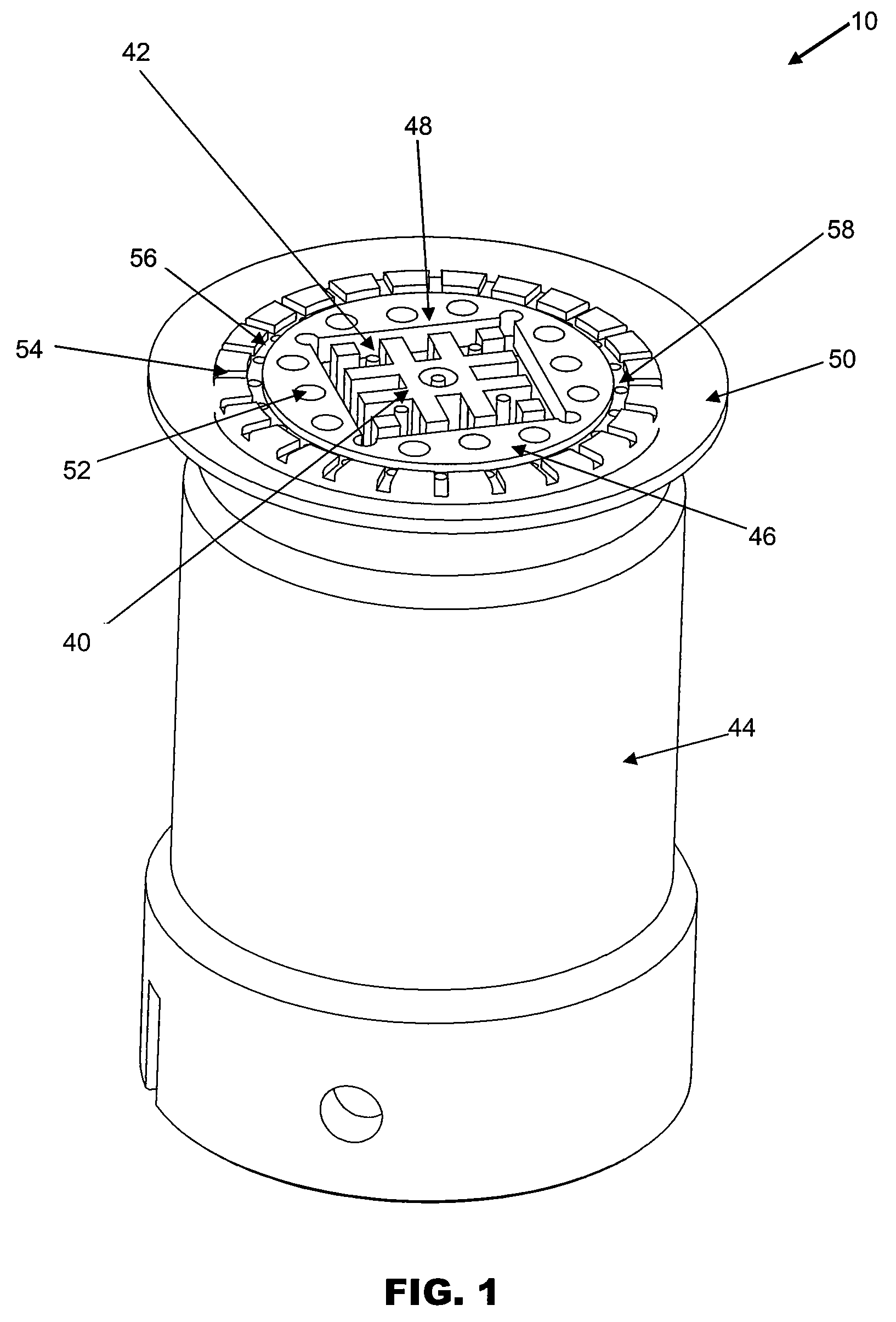 Vibration-induced die detachment system