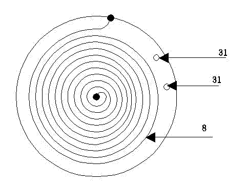 Sewage heat energy utilization device