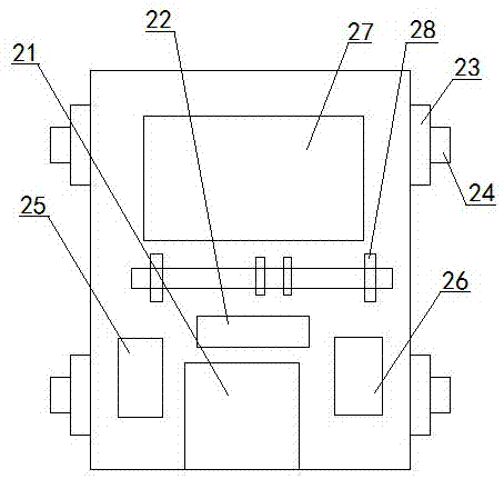 Punch bag system for simulating fight actual-combat training