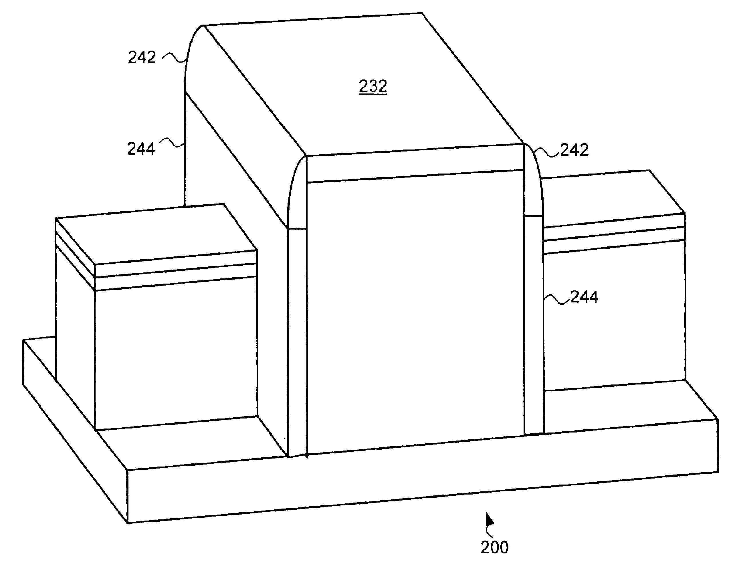 Double gated vertical transistor with different first and second gate materials