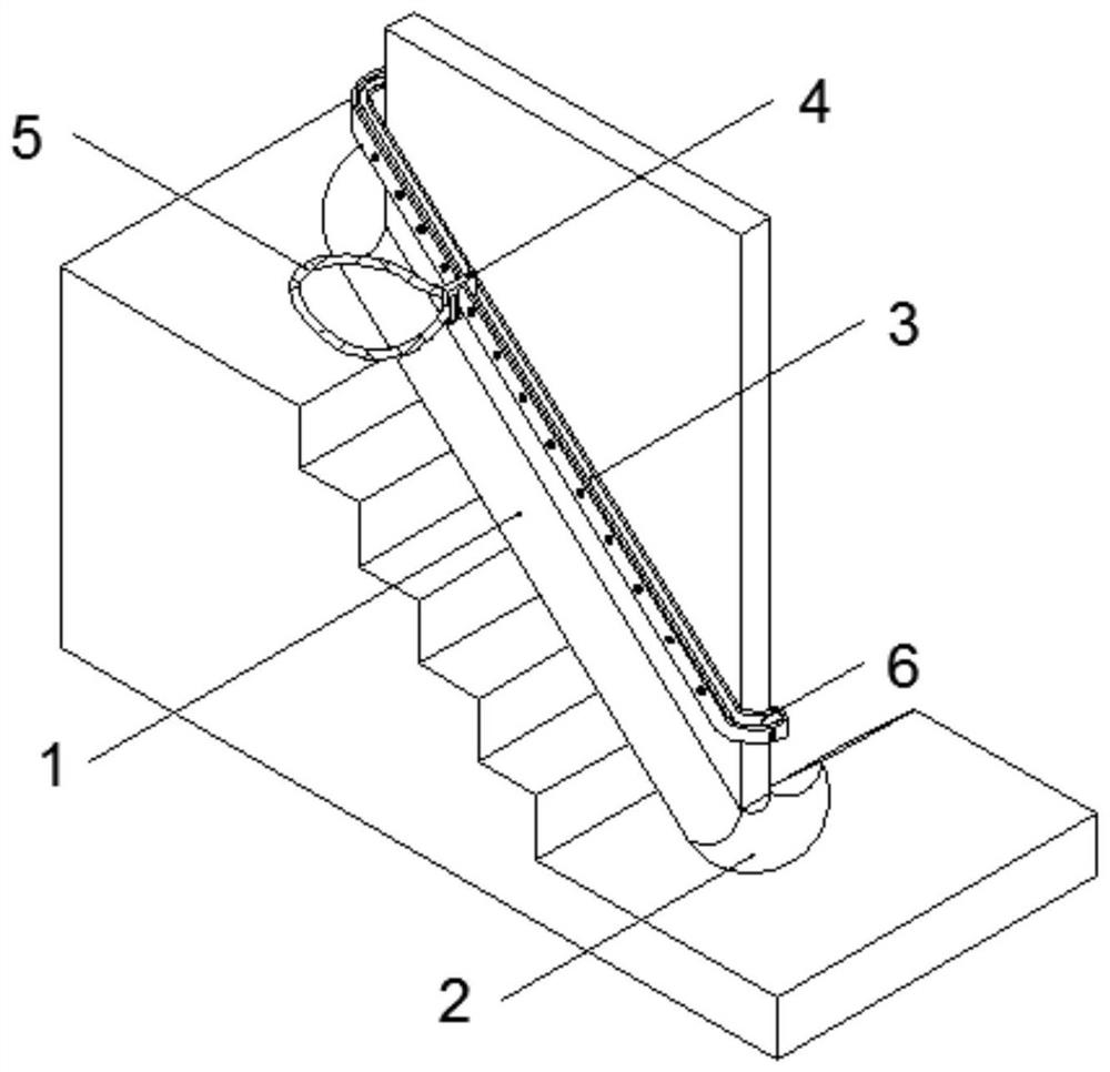 High-rise escape slide