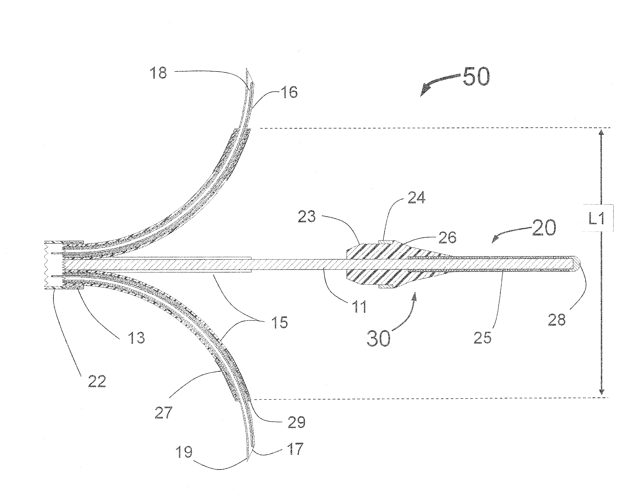 Peri-vascular tissue ablation catheter with support structures