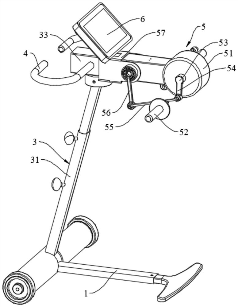 Crank rocker type rehabilitation training device