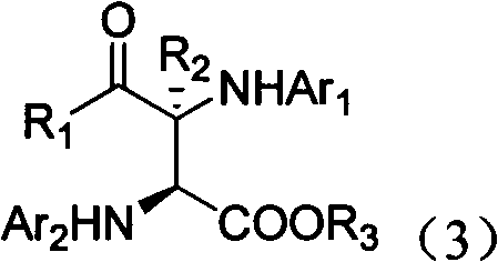 Alpha,beta-diamino acid derivative and synthetic method and application thereof