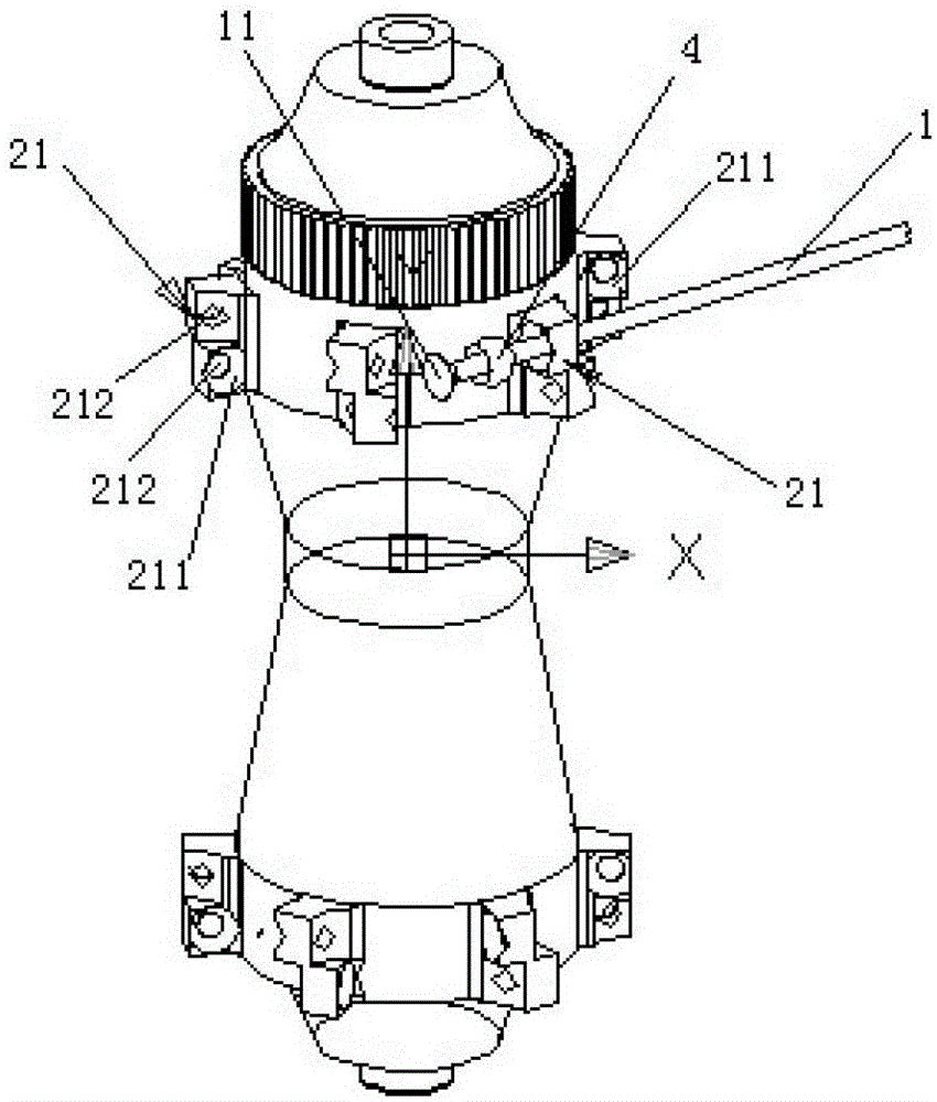 Connection structure between wheel hub and steel wire