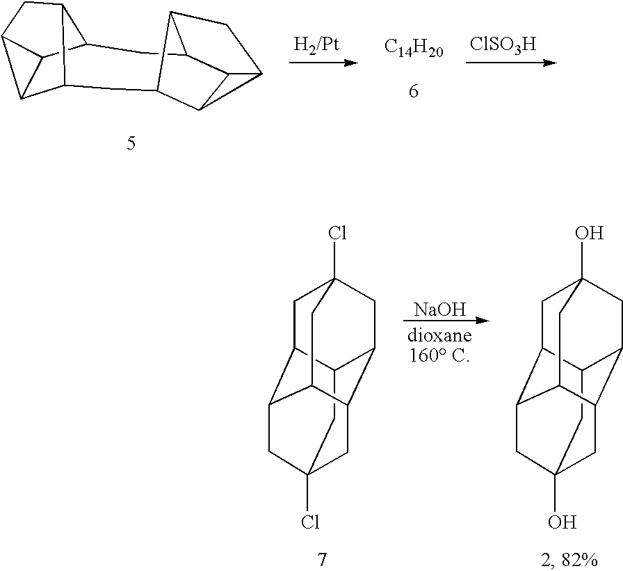 Method for producing substituted diamantanes