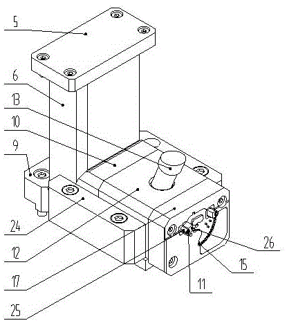 Mold formed through buckle core-pulling mechanism