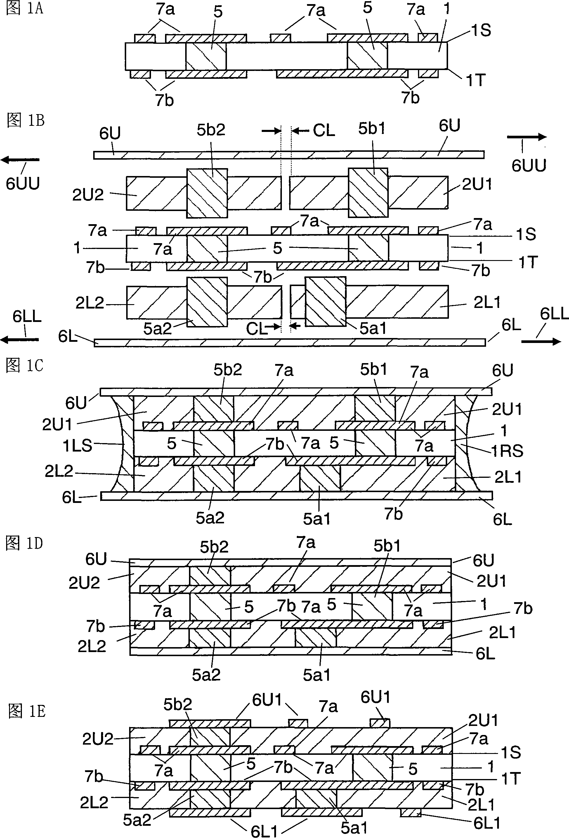 Method for manufacturing circuit forming board