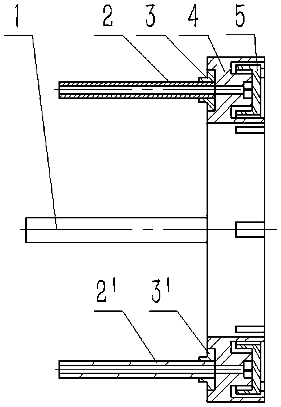 Electric thruster anode gas distributor