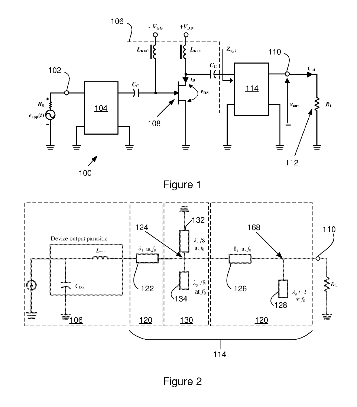 Inverse class-f power amplifier