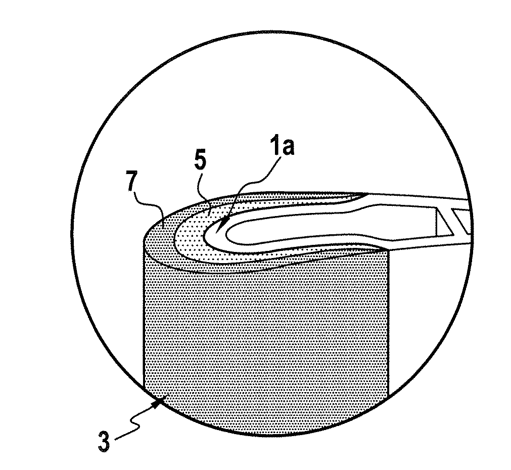 Part for protecting the leading edge of a blade